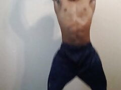 Intro to Paid vid on cam show dripping wet  getting yoked up