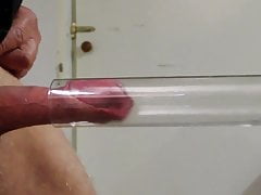 Cock sucked by hoover with cumshot