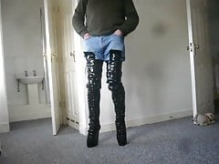 Wedge Crotch Ballet Boots